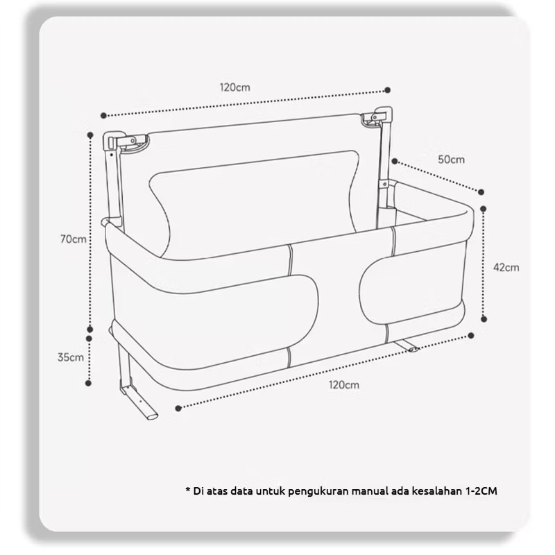 baby bed rail - pembatas kasur bayi