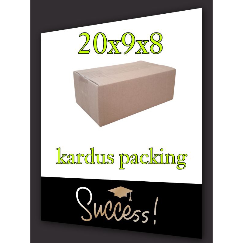 

kardus packing UK 20x9x8 kardus kecil kardus besar