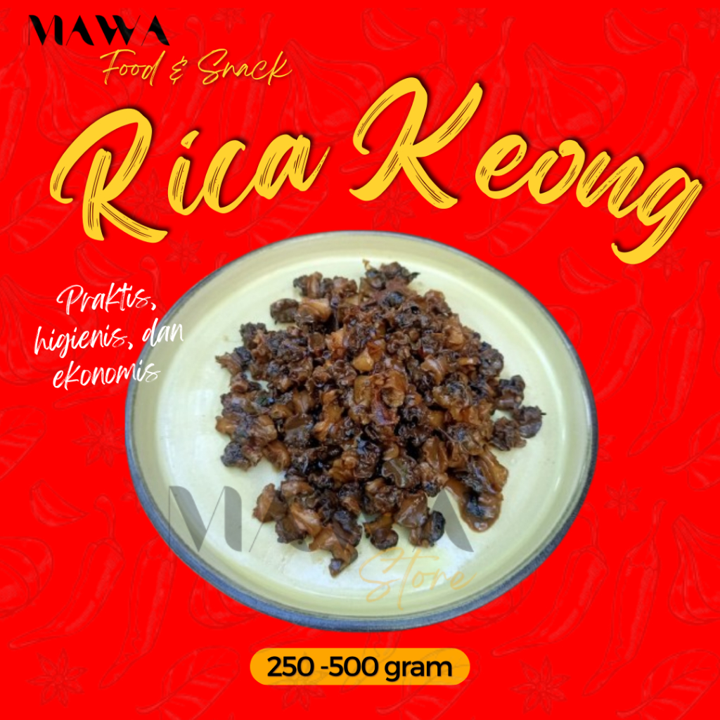 

Rica Rica Keong Tutut 250 - 500 gram