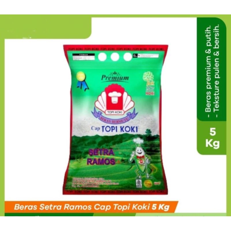 

Beras Premium Cap Topi Koki - 5kg