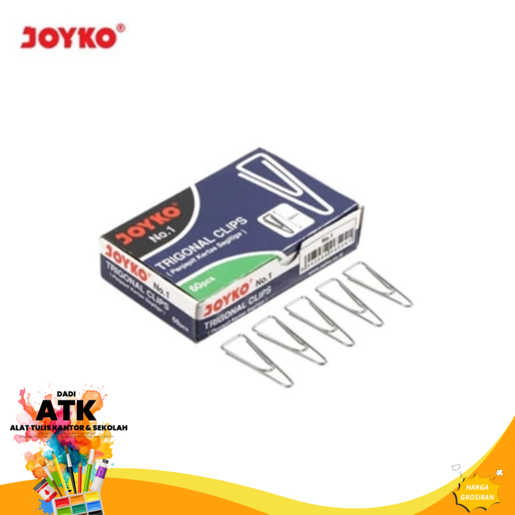 

Joyko Paper Clip No. 1 - jumlah 10 box