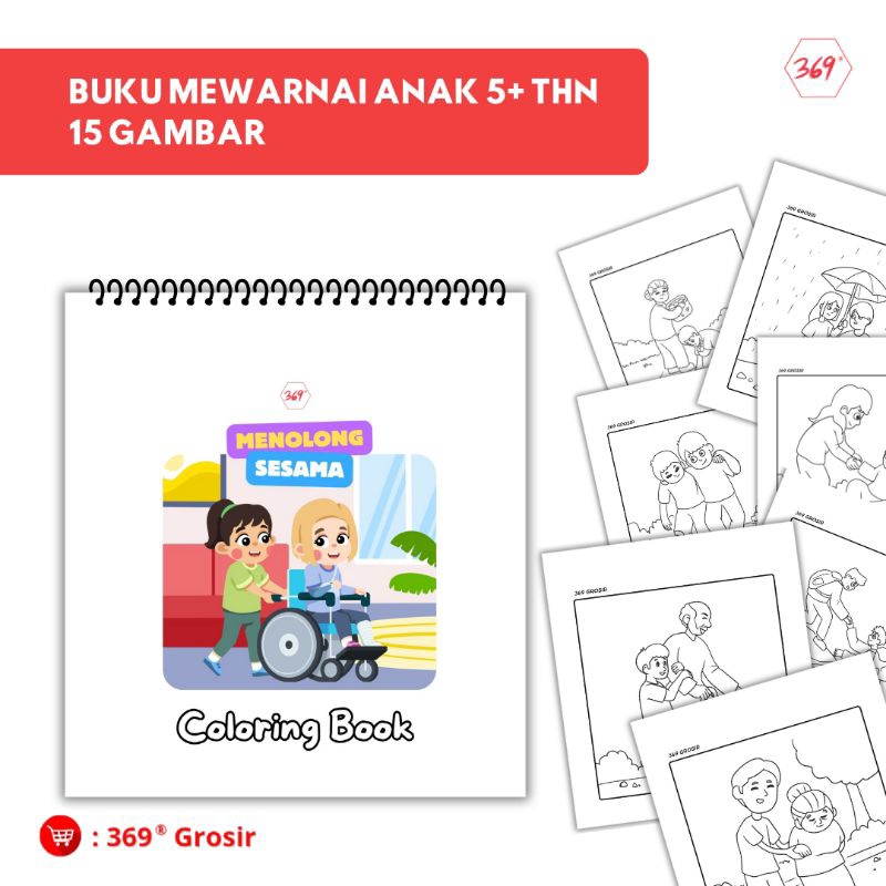 

369 - JILID SPIRAL Buku Mewarnai Edukasi Anak