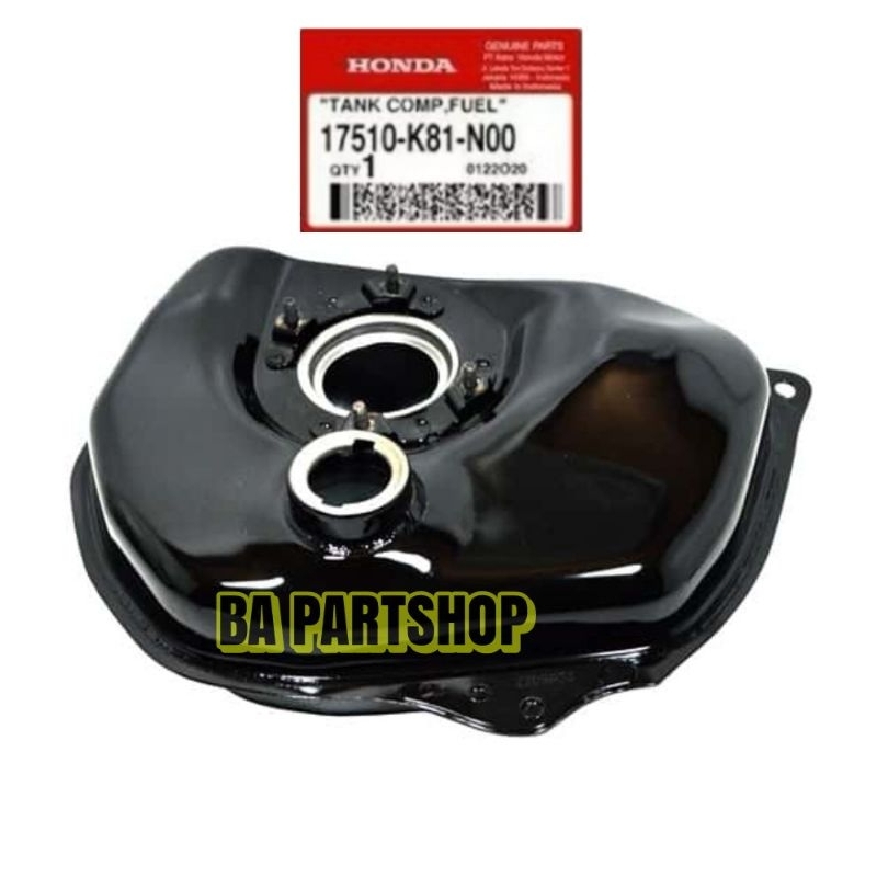 TANGKI BENSIN FUEL TANK K81 HONDA BEAT / BEAT STRET K81 SCOOPY K93 17510K81N00 ORI HONDA