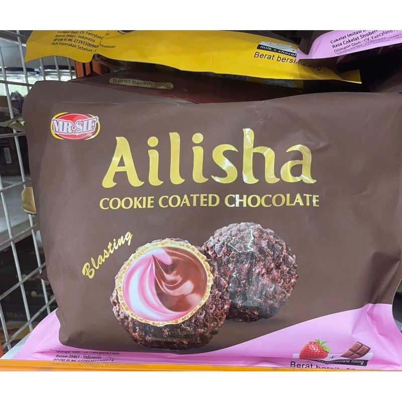

Ailisha cookie coated chocolate