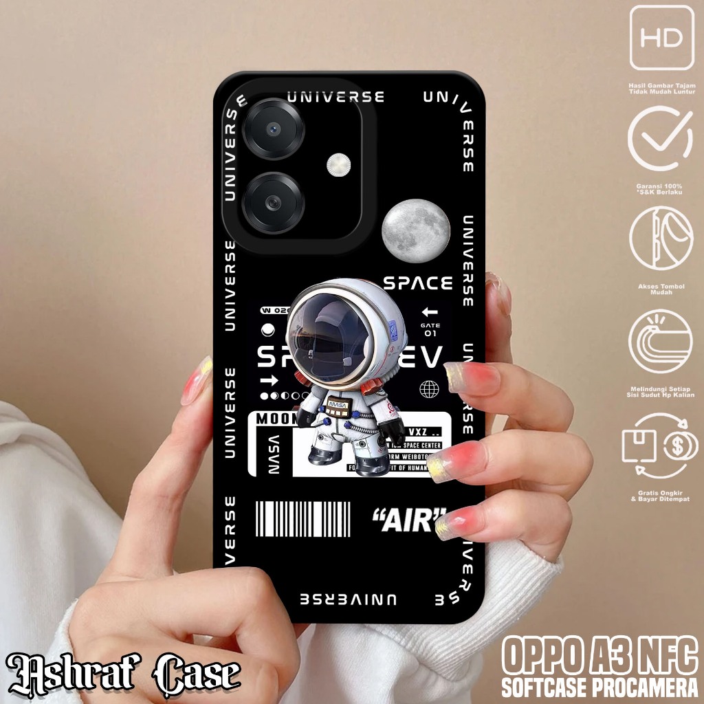 Case Oppo A3 NFC - Softcase Hp Oppo A3 NFC ( PLNT ) Silikon Oppo A3 NFC - Casing Hp Oppo A3 NFC - Ke