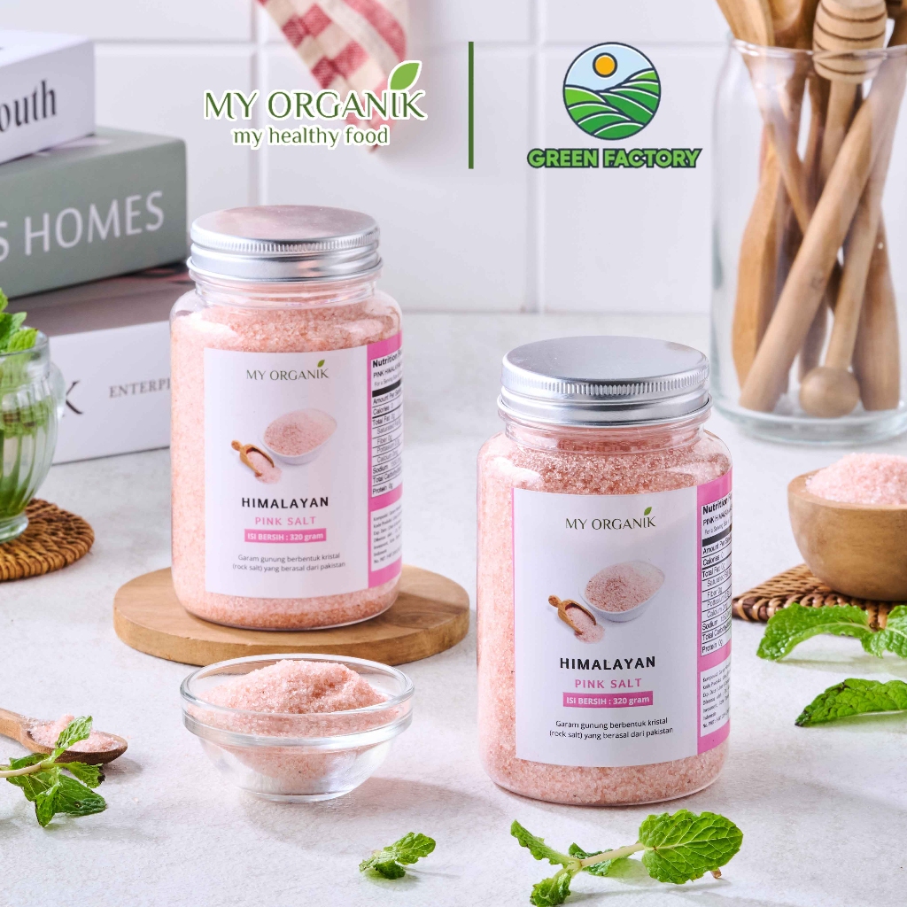 

My Organik Garam himalayan Original Premium Pink Salt Garam Laut Halus Natural Laut Murni Sehat