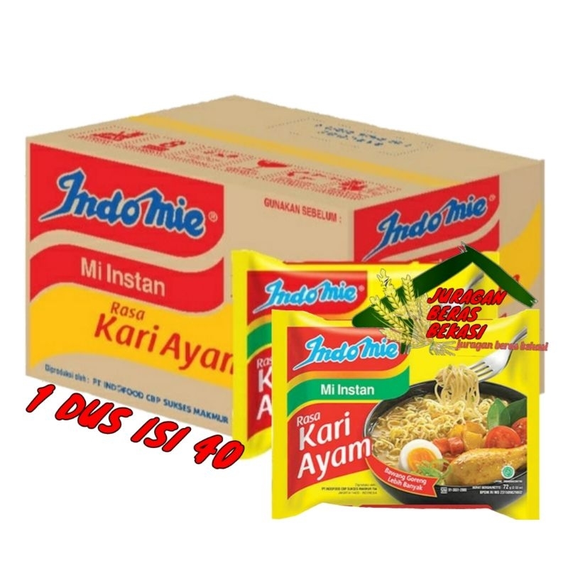 

INDOMIE KARI AYAM 1DUS ISI 40