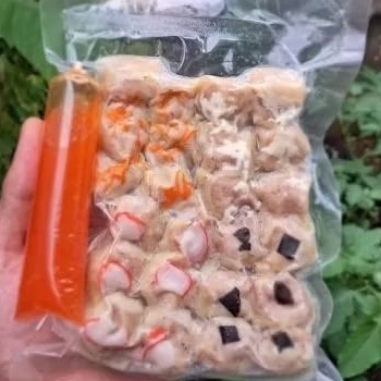

(VACUM) DIMSUM AYAM MIX ISI 24PCS FREE SAOS SAMBAL