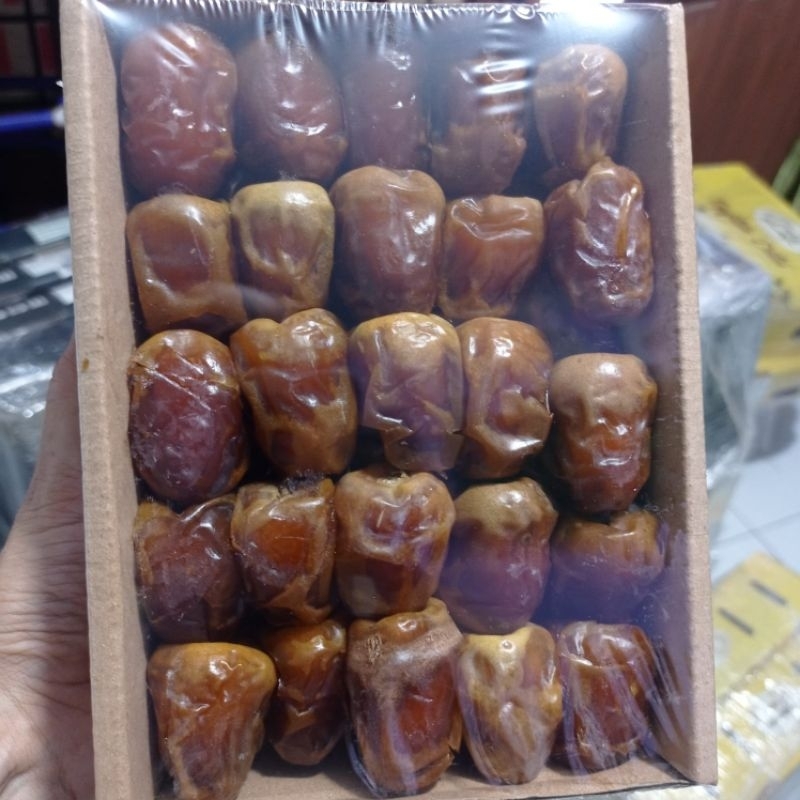 

Kurma Sukari RANUNA Kemasan 500gr ekslusif/Kurma Al Qaseem/Kurma Sukari Premium Organic Ranuna