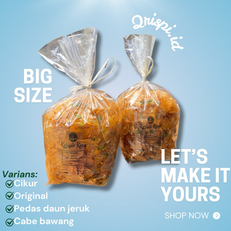 

Keripik Kaca Qrispi.id Kemasan Kiloan