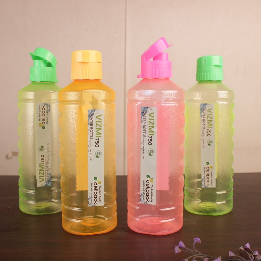 BOTOL AIR MINUM/BOTOL PLASTIK/ BOTOL VIZMI  750 ML