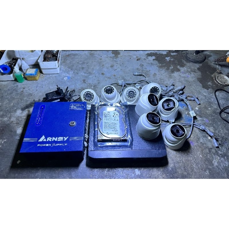 Paket second cctv 8ch lengkap HIKVISION 2mp