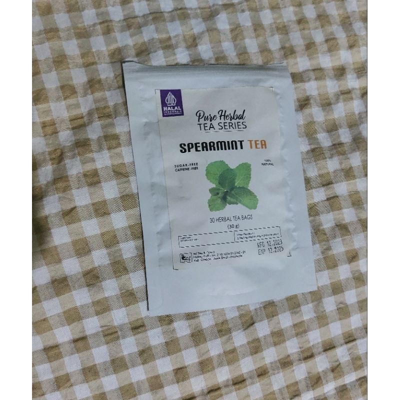 

preloved minuman herbal spearmint tea 100% original