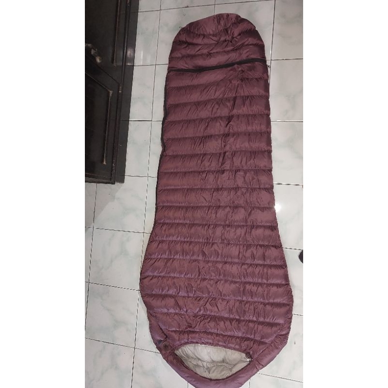 sleeping bag bulu angsa meikha buter kelty