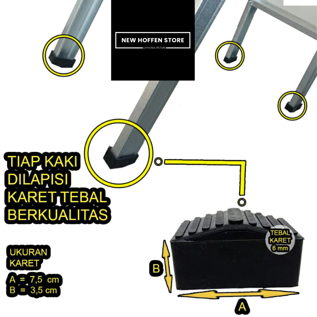 Tangga Lipat Baja Ringan 2.5 Meter Lurus 5 Meter