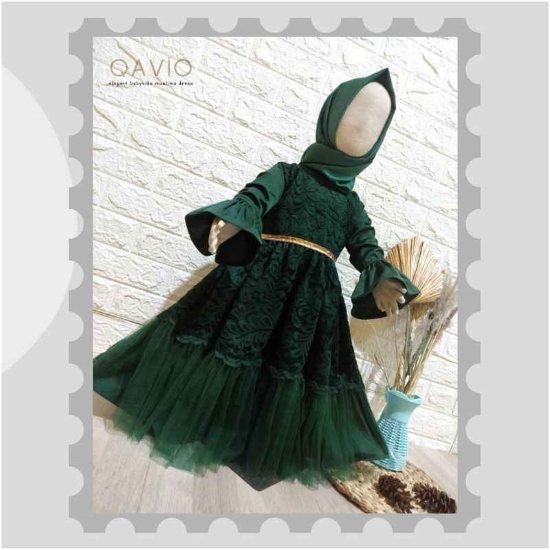 Maryam Gamis Emerald by Qavio