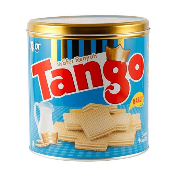 

Biskuit Wafer Kaleng TANGO Vanilla Coklat 240 gr