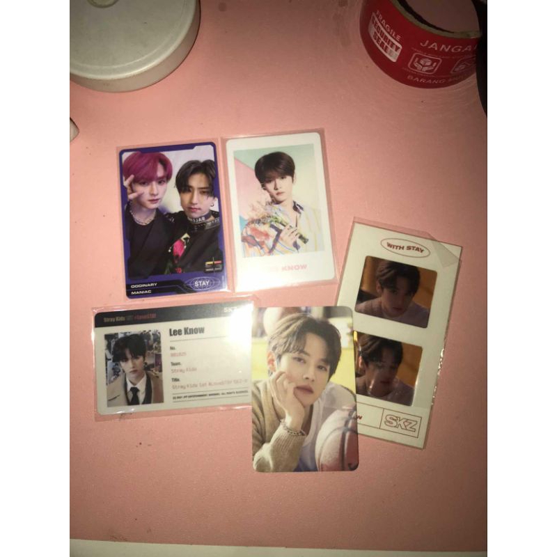 (SATUAN) wts pc photocard official straykids sg 2021 id card set skzx pola unlock japan pc unit mins