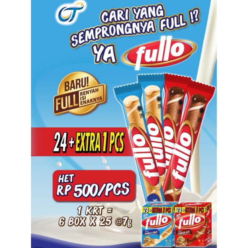 

WAFER ROLL FULLO SATU BOX ISI 25PCS