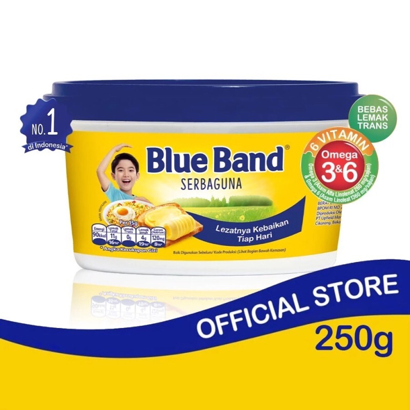 

Blue Band Serbaguna 250 gr Margarin Serbaguna untuk Berbagai Masakan
