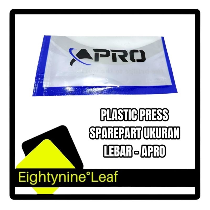 

Plastik Press Packing Packaging Sparepart Hp Ukuran Lebar APRO Isi 5pc