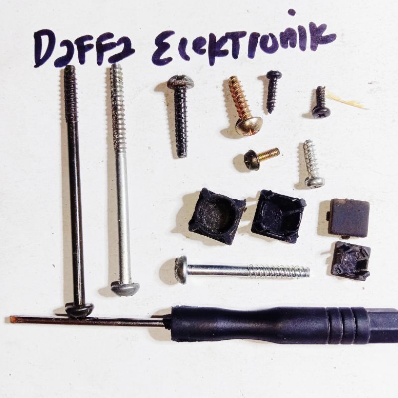 baut kesing mesin stik PS2 fat dan slim | tutup baut karet ps2 fat dan slim | baut PS2 satuan bisa c