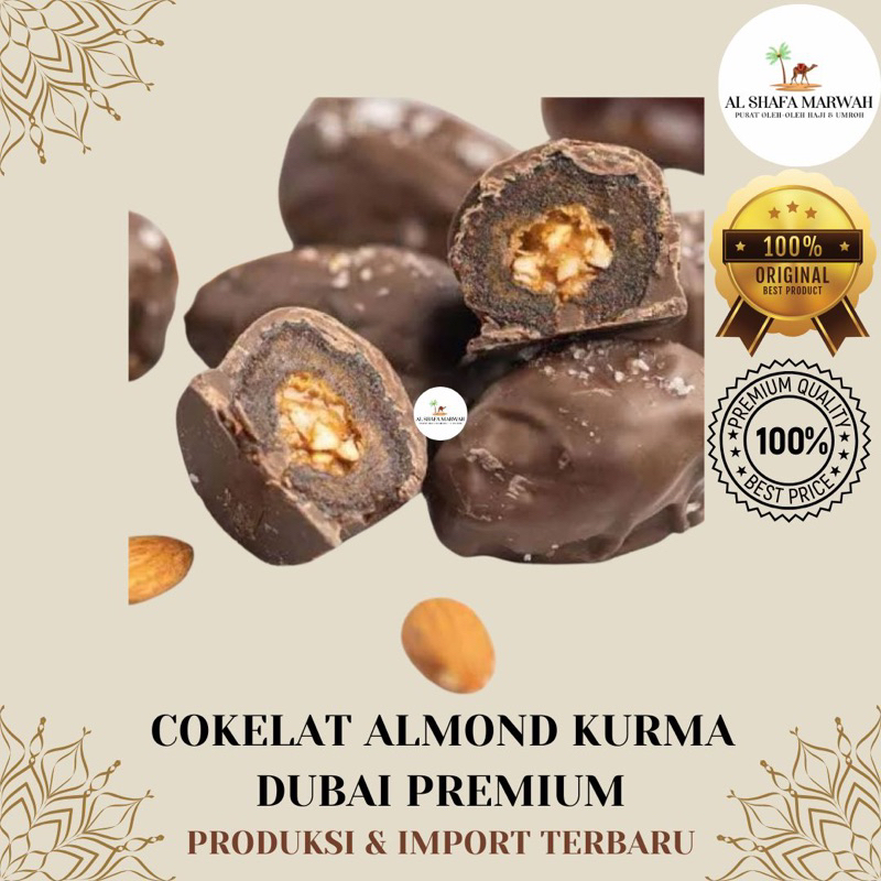 

QH Cokelat Almond Kurma Dubai Premium Cokelat Kurma Cokelat Dubai Cokelat Almond