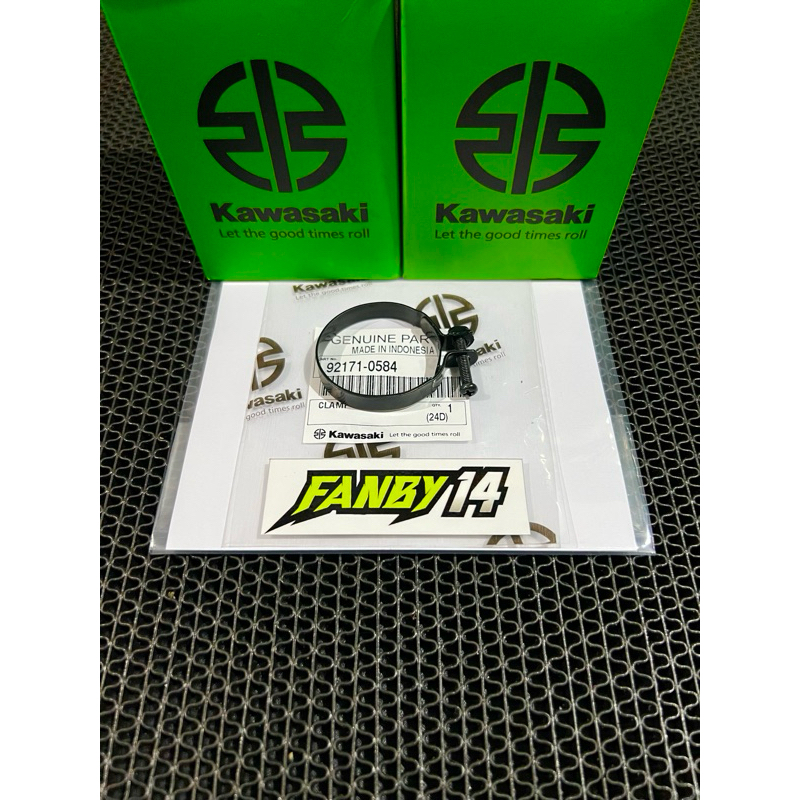 Clamp Klem Intake Manipol Karbu Ninja R Ninja SS Dan Ninja RR Original Kawasaki