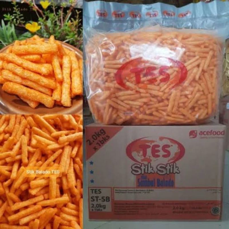 

STICK BALADO TES / STIK KEJU TES 500gr REPACK RIVIN (CEMILAN SNACK KILOAN)