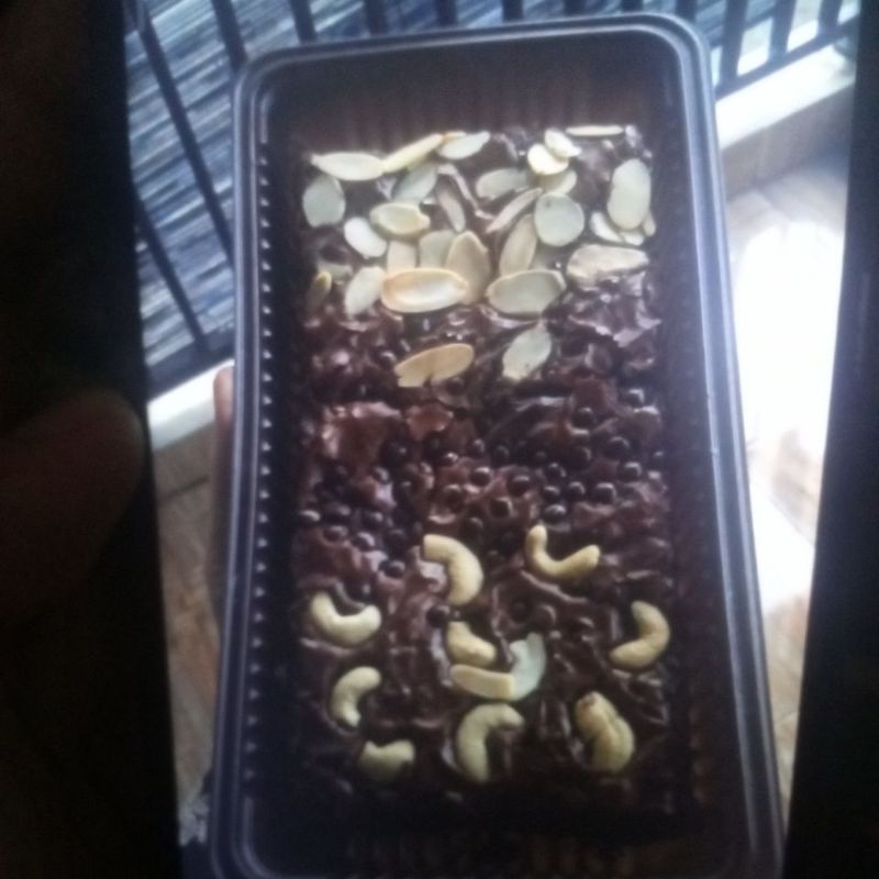 

brownies fudgy dengan varian 3 toping