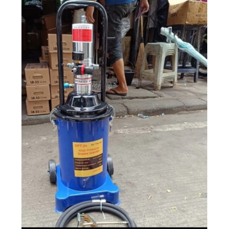 Air grease pump lubricator Pompa gemuk 12 liter OPT_JIS
