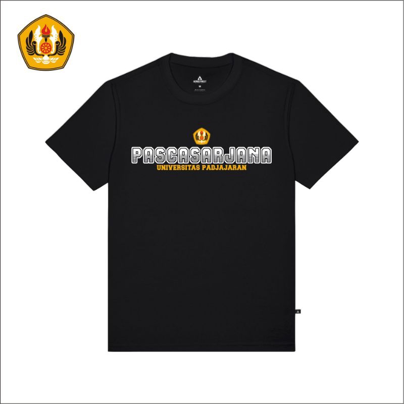 Kaos UNPAD Pascasarjana Universitas Padjadjaran Bandung Black