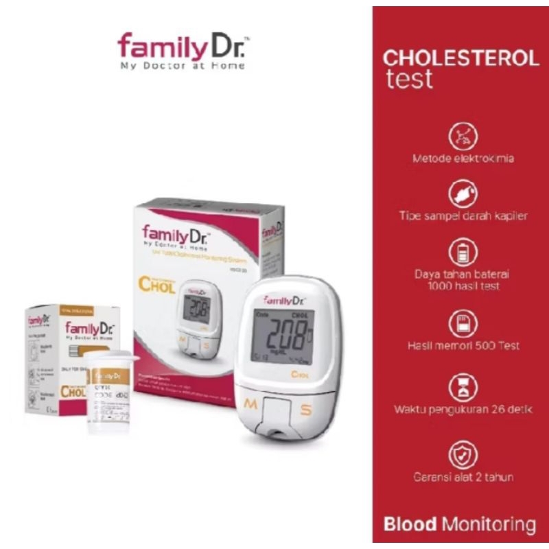 Alat Tes Kolesterol familyDr Cholesterol / chol
