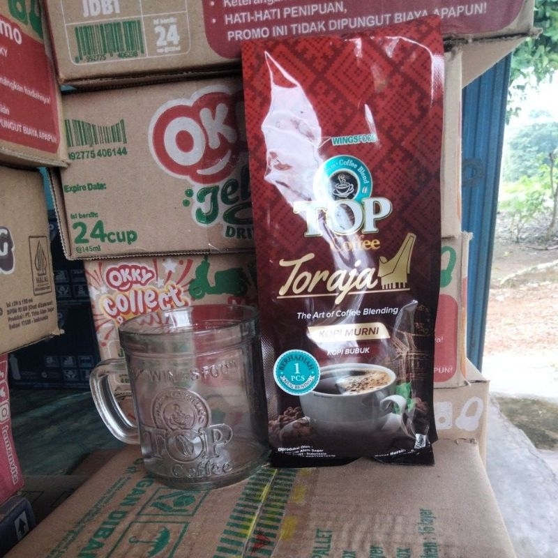 

Kopi hitam Top Toraja ( Free Gelas )