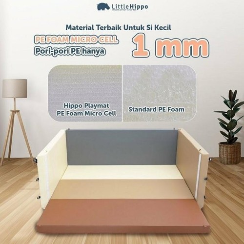 Little Hippo Bumper Bed Partner Lumba Playmat / Bumpermat Tebal 7.5 cm PRELOVED