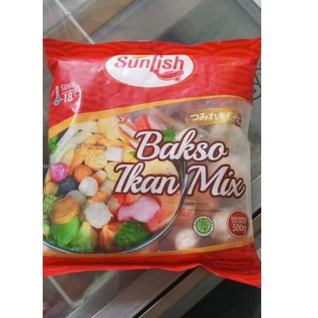 

Sunfish Bakso ikan Mix 500g