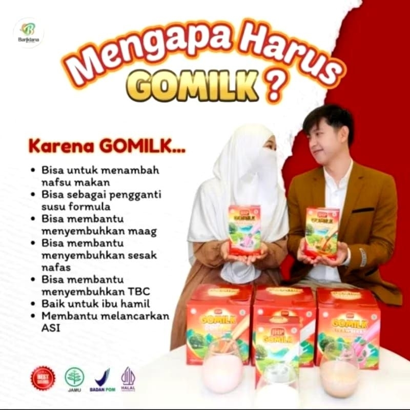 

PAKET RESELLER Susu kambing etawa Gomilk 10 box, Bariklana