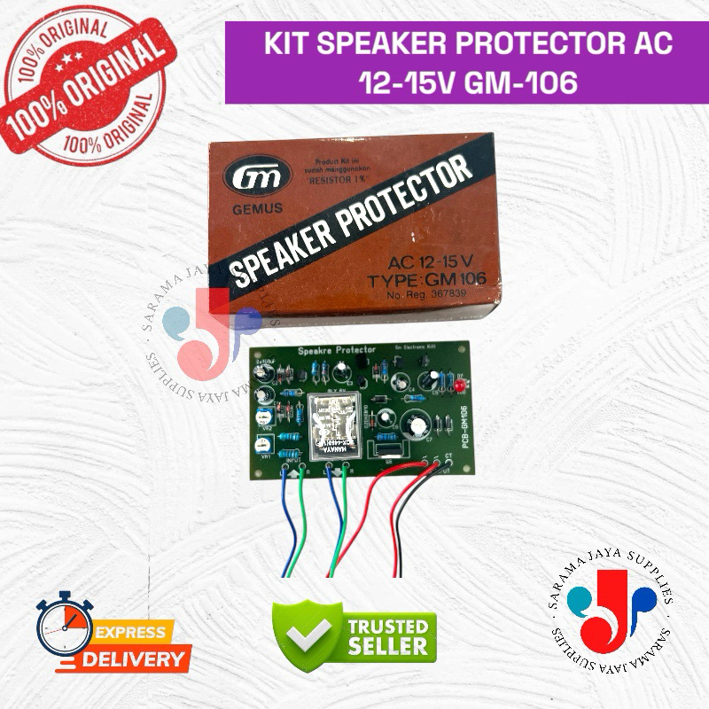 SARAMAJAYA • KIT SPEAKER PROTECTOR 12-15V GM-106