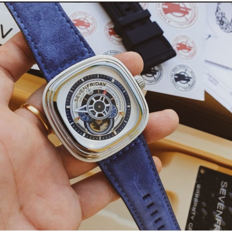 jam tangan seven friday original navy