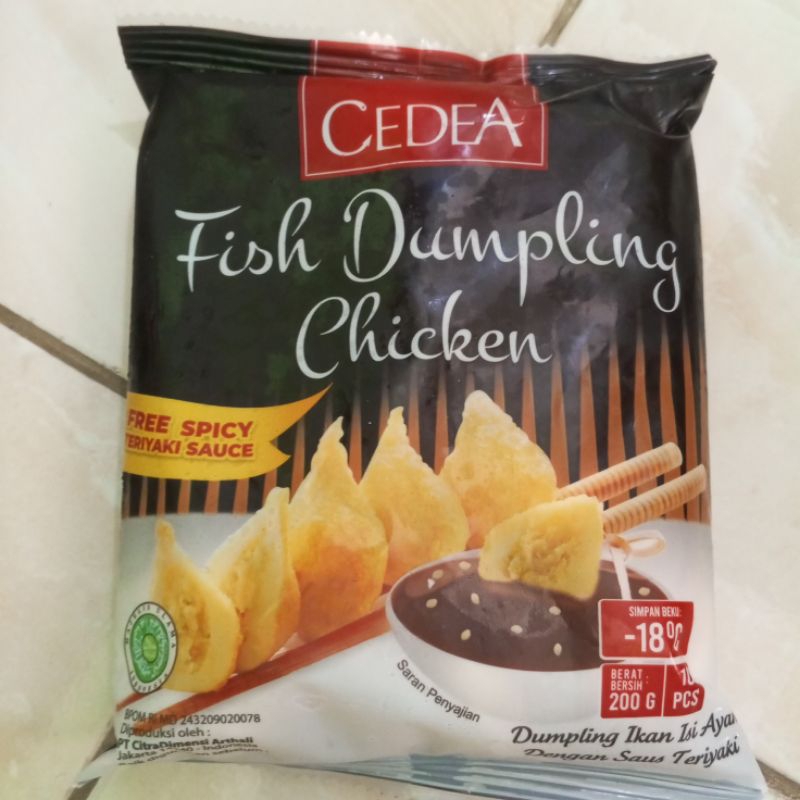 

Cedea Fish Dumpling Chicken 200gr