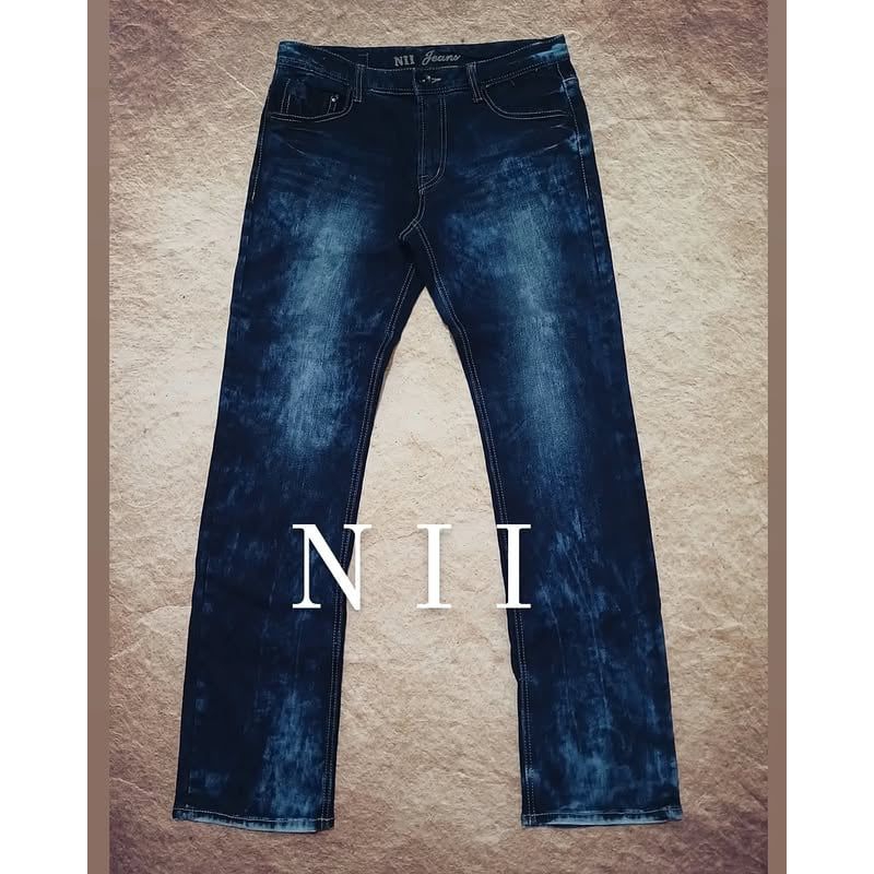 celana jeans denim NII bahan tebal ngaret pria second/bekas/preloved