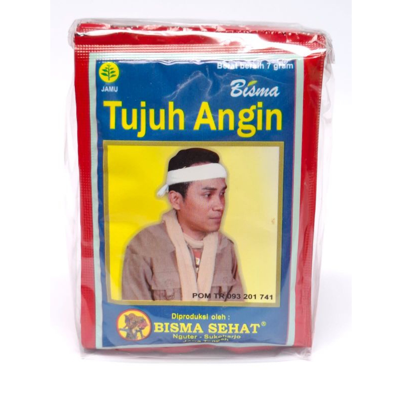 

Jamu Tujuh Angin Bisma Sehat kemasan baru pack isi 10sachet.