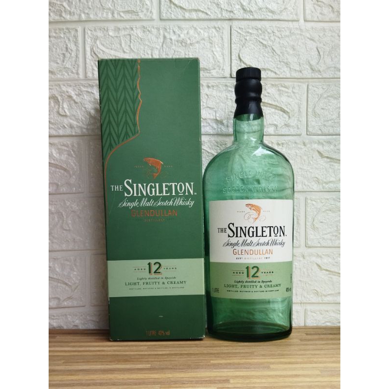 Botol Kosong Singleton 12 Years Glendullan + Box 1Liter