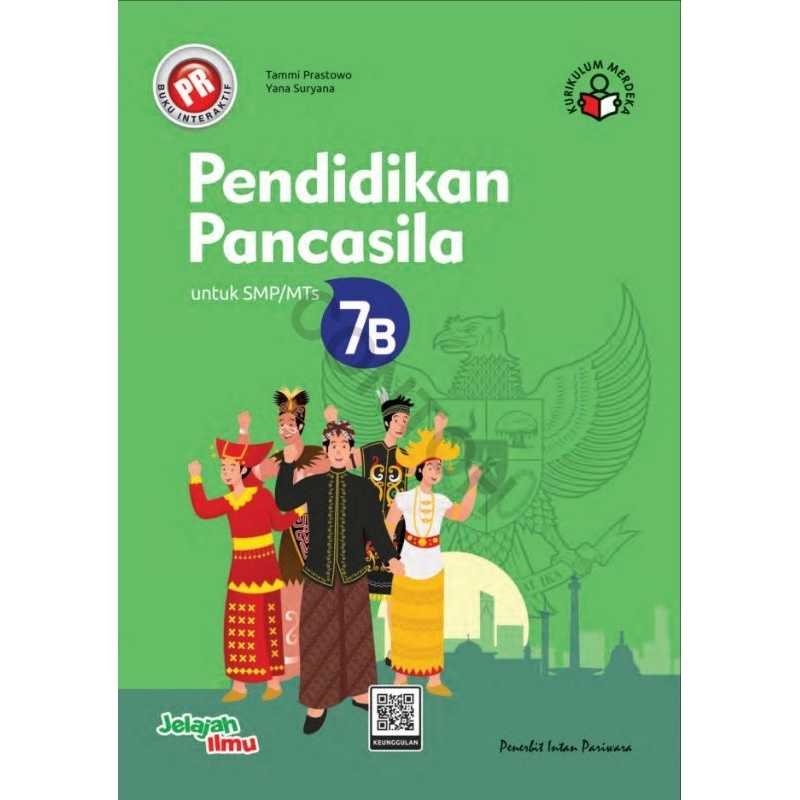 diskon Buku lks pr interaktif pendidikan pancasila, ppkn kelas VII, 7 semester 2 tahun 2024 kurikulu
