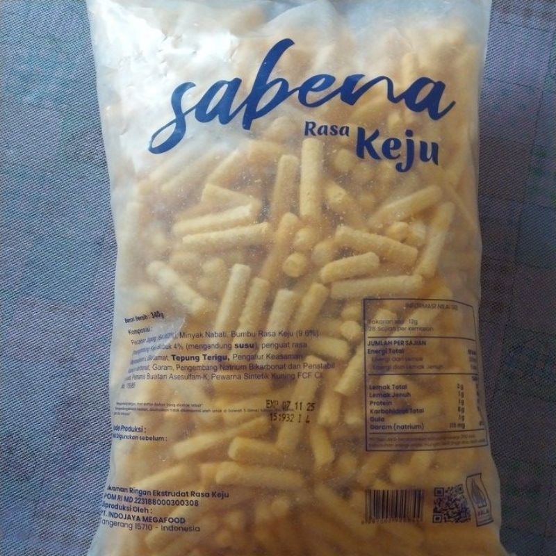 

SABENA STIK SNACK 1 KANTONG 340 GRAM SNACK GURIH