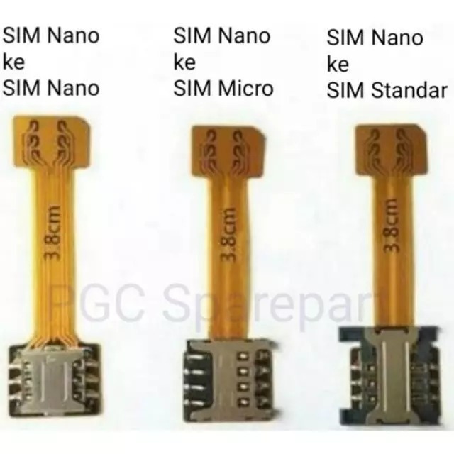 Adapter Converter Hybrid Dual Sim Slot
