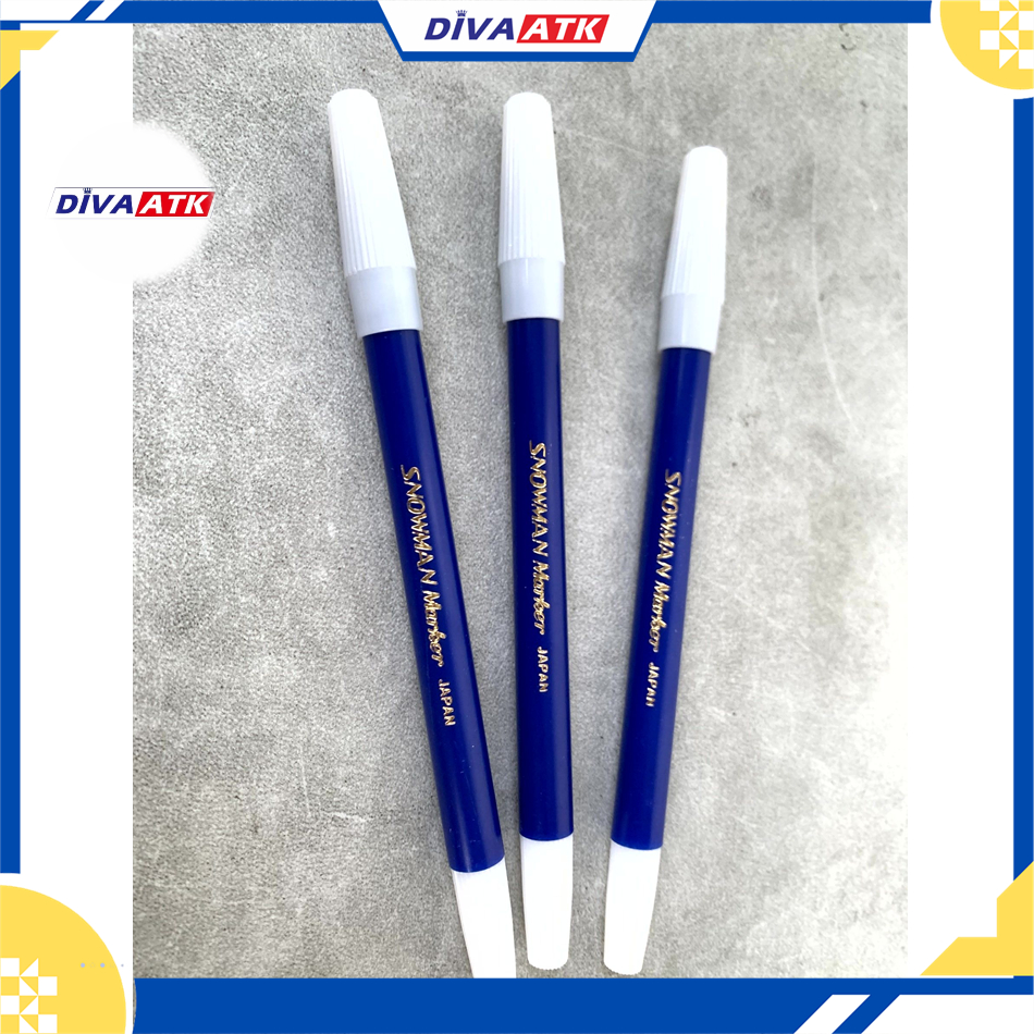 

SPIDOL SNOWMAN MARKER BIRU KECIL