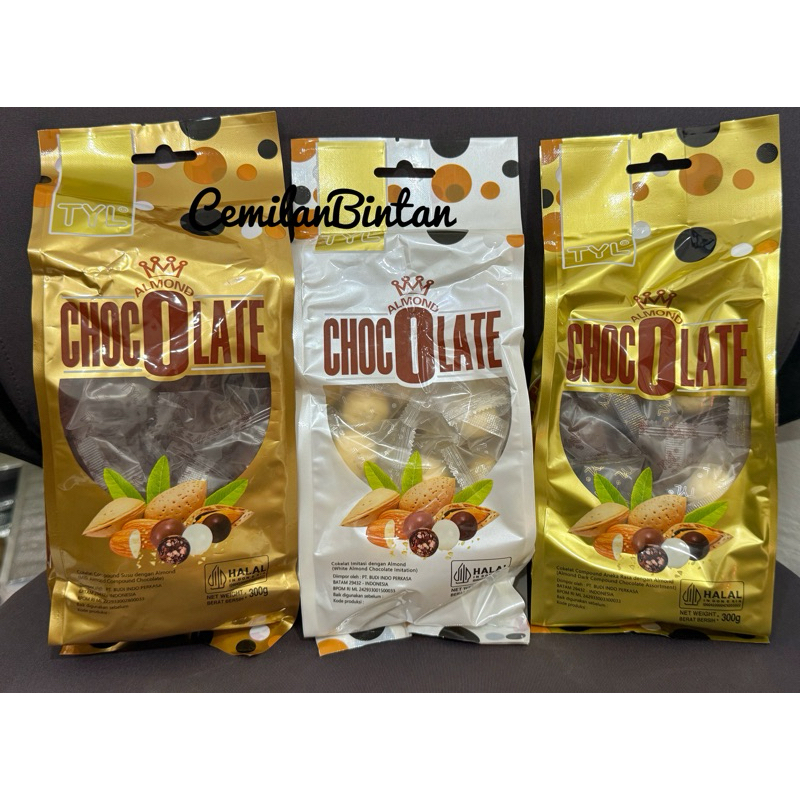 

CemilanBintan ( TYL almond Coklat 250gram) Viral enak