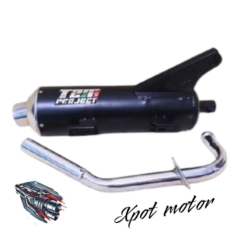 knalpot standar racing TSUGIGI TSM UJUNG CROOM Beat deluxe scoopy spacy nex spin geneo mio sporty va