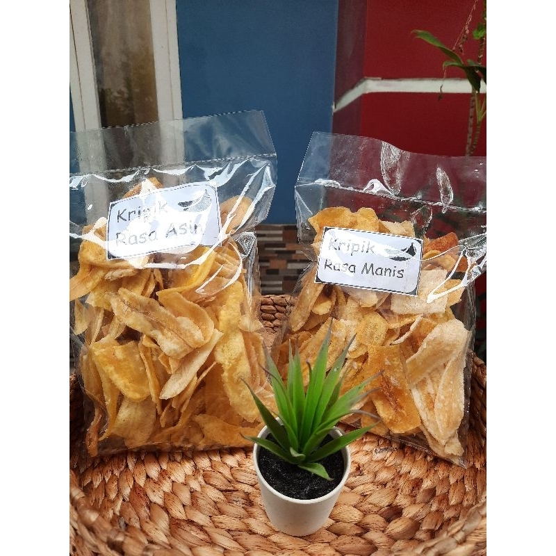 

keripik pisang home made MANIS dan ASIN non MSG 250 gr